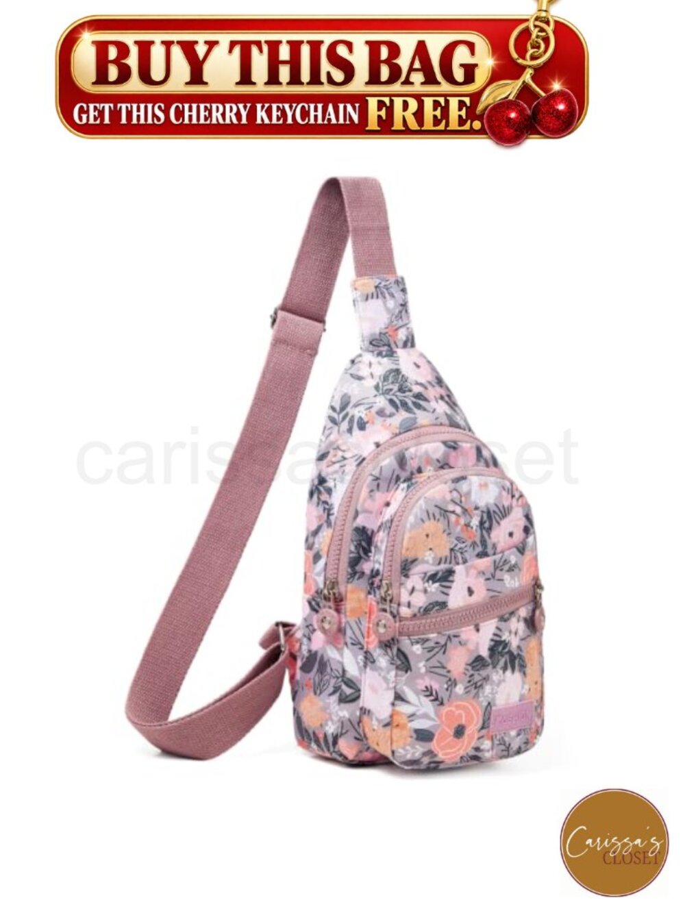 ✨ Banelu Sling Backpack Crossbody Bag Polyester Adjustable Strap Women Outdoor